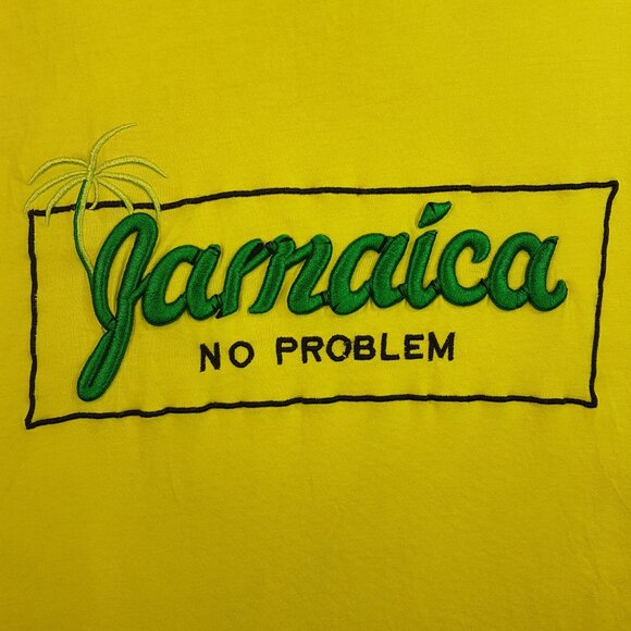 Vintage G2 JAMAICA NO PROBLEM Tee Shirt US XXL Travel Souvenir - Picture 5 of 16